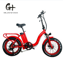 20" Folding Frame 1000W Ladies Fat Tire Motorized Electric Bike